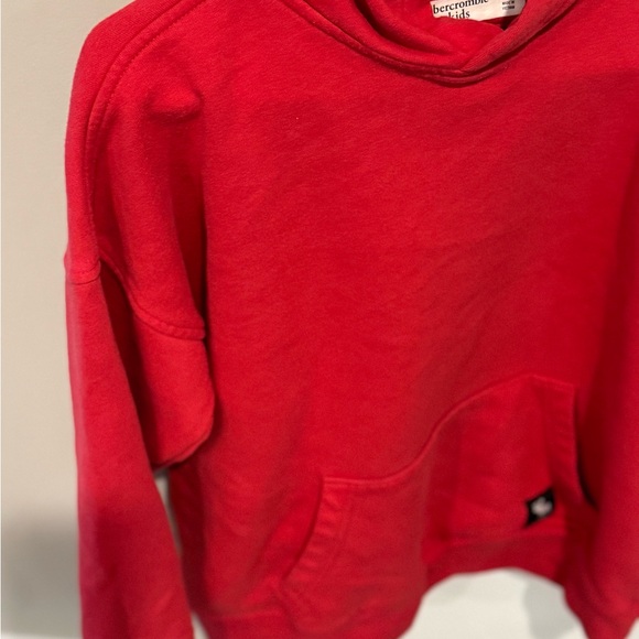 ABERCROMBIE KIDS BRAND, Boy’s Sz (13/14) Red Hoodie/Sweatshirt With Front Pocket - Picture 6 of 8